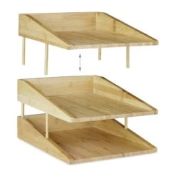 Corbeille à Documents Bambou 3 Niveaux -Komar || Wenko || Amadeus Soldes Magasin aebe648dd11d490fb19efc8b34e96737