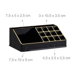 2x Organiseurs Maquillage 8 Tiroirs Noir 38 2x Organiseurs Maquillage 8 Tiroirs Noir -Komar || Wenko || Amadeus Soldes Magasin aec6d3ca806b4a9e96befb4536c5d789