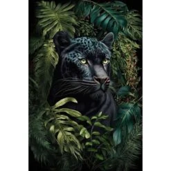 Tableau Mural Panthère Noire