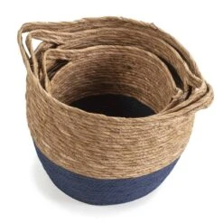 Set De 3 Paniers Anxo Fibre Naturelle -Komar || Wenko || Amadeus Soldes Magasin b159bc350a604b96bf3877b1a49e4020