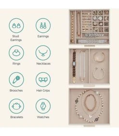 Boîte à Bijoux Avec Couvercle En Verre -Komar || Wenko || Amadeus Soldes Magasin b54b0f2e8dfb4434af4b6e71a81da648