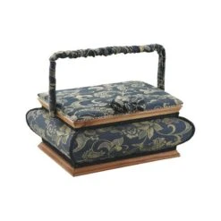 Boite à Couture En Bois Teinté