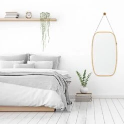 Miroir Ovale Mural Suspendu En Bambou -Komar || Wenko || Amadeus Soldes Magasin b7dafd18baab46c78d40763d6d1c06cc