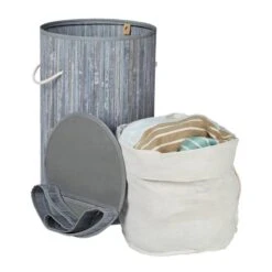 Corbeille à Linge Bambou Couvercle -Komar || Wenko || Amadeus Soldes Magasin b8532c15c2464963b64b09e5991b3cd3