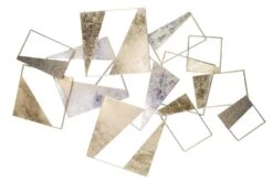 Sculpture Murale Métal Edges And Corners