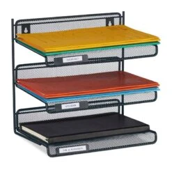 Porte-documents En Métal Avec 3 Niveaux -Komar || Wenko || Amadeus Soldes Magasin bc693b78ed8643debdba34a264cbd95e