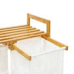 Panier à Linge Bambou 40 L -Komar || Wenko || Amadeus Soldes Magasin bc8009e8366e421495206524651a0b78