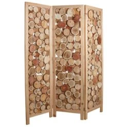 Paravent En Rondin De Pin