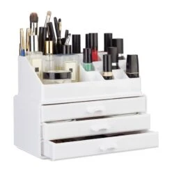 Organiseur De Maquillage 3 Tiroirs -Komar || Wenko || Amadeus Soldes Magasin bd9e5cc46b51401a92cfb97e80e8441d