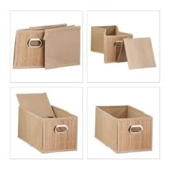 10x Paniers De Rangement Bambou étroit -Komar || Wenko || Amadeus Soldes Magasin c04be7b3814149e8a9e9756ebc0623b9 5