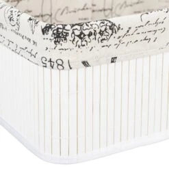 4x Paniers De Rangement En Bambou Motifs -Komar || Wenko || Amadeus Soldes Magasin c05a85ddfbc147a8874571a6d76be33f