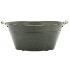 Corbeille Ronde En Métal Laqué Mat Vert -Komar || Wenko || Amadeus Soldes Magasin c143a79902714d2e8de2a212d5098019