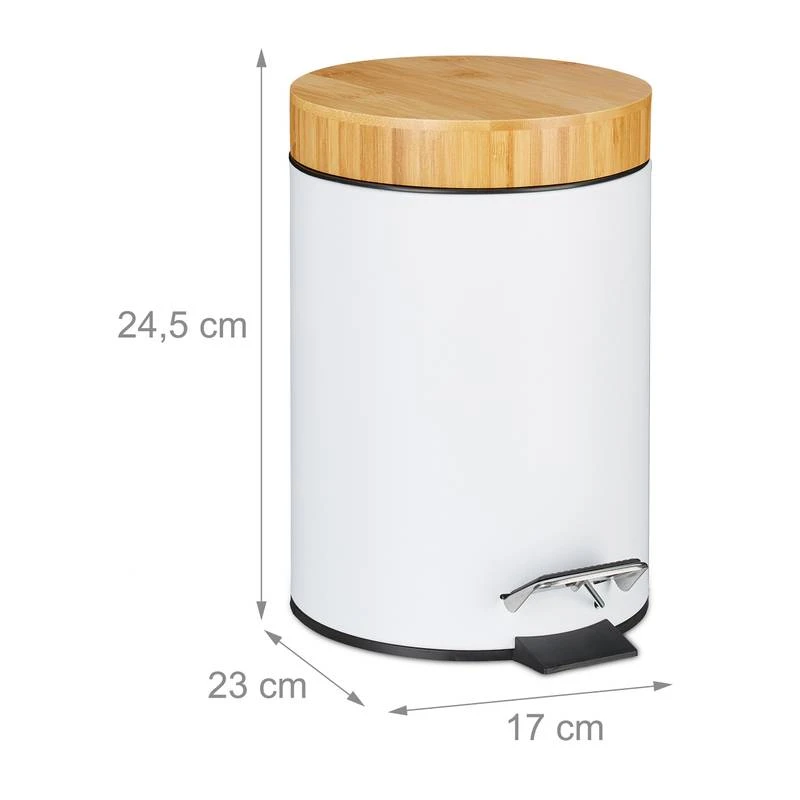 Poubelle De Salle De Bain 3 L 6 Poubelle De Salle De Bain 3 L – Image 4