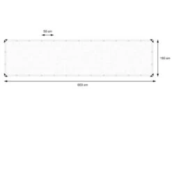 Bâche Avec Oeillets 1,5x6m Blanc -Komar || Wenko || Amadeus Soldes Magasin c2ff7edeaeea4ed0874c677b40afa874