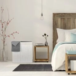 Panier à Linge En Bambou 3 Compartiments -Komar || Wenko || Amadeus Soldes Magasin c7eb04e2ccab4d72b810cf9cad1d940c