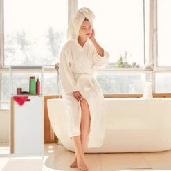 Étagère Salle De Bain Et Panier à Linge -Komar || Wenko || Amadeus Soldes Magasin c936db7708244afa81f7a02c66df5643