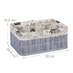 2x Paniers De Rangement En Bambou Motifs -Komar || Wenko || Amadeus Soldes Magasin c96e67e6c0e640f39535edf1ab0a0763 1