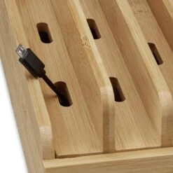 Station De Recharge En Bambou -Komar || Wenko || Amadeus Soldes Magasin cb3ed6ccf9a14a29bcf671da3ca9e89f