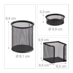 Set De 3 Fournitures De Bureau En Métal -Komar || Wenko || Amadeus Soldes Magasin cb8ba6747d894b4486983cb3209dc9b1