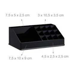 2x Organiseurs Maquillage 8 Tiroirs Noir 29 2x Organiseurs Maquillage 8 Tiroirs Noir -Komar || Wenko || Amadeus Soldes Magasin cc3a80f8a5a542cf9ccec64c745d0218