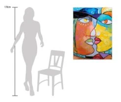 Tableau Peint à La Main Face To Face -Komar || Wenko || Amadeus Soldes Magasin cde022e179f74c1fbaef1c8950769e9f