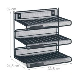 Porte-documents En Métal Avec 3 Niveaux -Komar || Wenko || Amadeus Soldes Magasin d07c13a28bf94eb6a0685da4fbe8562b