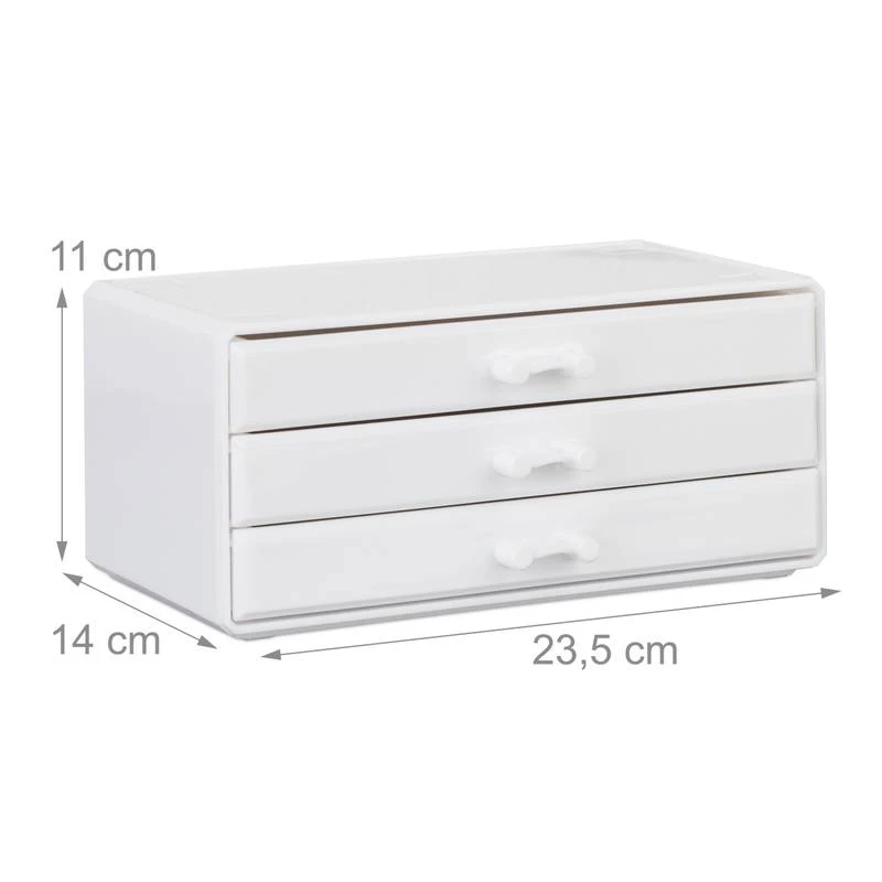 1x Organiseur Maquillage 3 Tiroirs Noir 22 1x Organiseur Maquillage 3 Tiroirs Noir – Image 20