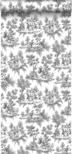 Papier Peint Toile De Jouy