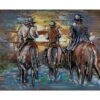 Tableau En Bois Cowboys Ride At Sunset -Komar || Wenko || Amadeus Soldes Magasin d8cebc5d5620452693b59182284c58ac