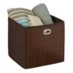 Panier De Rangement En Bambou Haut -Komar || Wenko || Amadeus Soldes Magasin d99c106d87574f198117fa3402035b77