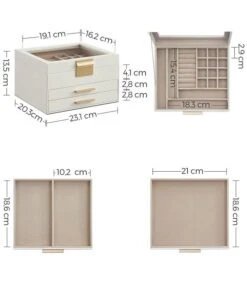 Boîte à Bijoux Avec Couvercle En Verre -Komar || Wenko || Amadeus Soldes Magasin d9c46dbed5c547c8b4a05dcd80c897df