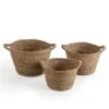 Set De 3 Paniers Icia Fibre Naturelle -Komar || Wenko || Amadeus Soldes Magasin db142c50265046bcbc8372dd052d4d42