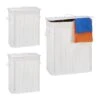 Lot De 3 Paniers à Linge Bambou Blanc -Komar || Wenko || Amadeus Soldes Magasin dc9edb5b2cf34c6c9c6a492290d980a6