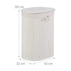 2x Paniers Linge En Bambou Ovale Nature -Komar || Wenko || Amadeus Soldes Magasin dc9fb8a46d594699810d229fbbdd9182