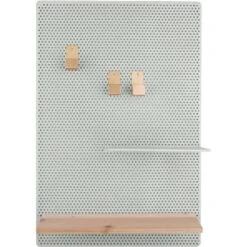 PRESENT TIME Panneau Perforé En Métal Vert D'eau