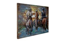 Tableau En Bois Cowboys Ride At Sunset -Komar || Wenko || Amadeus Soldes Magasin dedadc76c5d642c59d2b31ce9276cad7