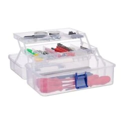 Boîtes En Plastique Poignée Bleue -Komar || Wenko || Amadeus Soldes Magasin dee41ec416554001911a63f95f7293e2