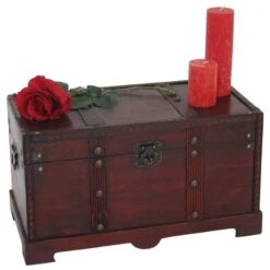 Coffre Bois Valence Style Antique Carré -Komar || Wenko || Amadeus Soldes Magasin df1c00aef1d94fa889afaada45ed884a