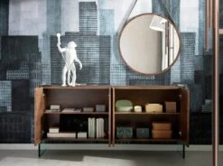 Miroir Circulaire En Bois De Noyer -Komar || Wenko || Amadeus Soldes Magasin e172e74fdf6b456ca719388aeeda9e79