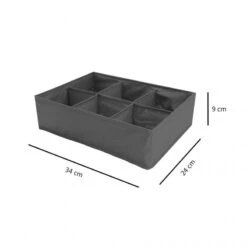 4 Organisateurs Rangement 6 Cases Gris -Komar || Wenko || Amadeus Soldes Magasin e1cb6cd51794481da75b10b35d3db710