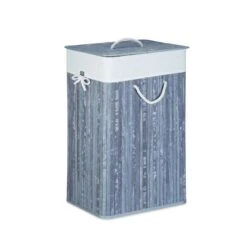 1x Panier à Linge Bambou Blanc -Komar || Wenko || Amadeus Soldes Magasin e36260666f4d4ba599b3de4a64e15462