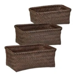 Lot De 3 Paniers De Rangement Tressés -Komar || Wenko || Amadeus Soldes Magasin e4bd668887f844d9b85dbd5dcfd43a55