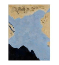 Tableau Peint à La Main Hidden Lake