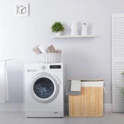 Panier à Linge En Bambou 3 Compartiments -Komar || Wenko || Amadeus Soldes Magasin e5521cf24a3843e9a8d91aeaa0e82041