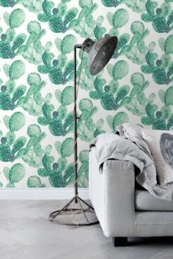 Papier Peint Cactus Peint à L'aquarelle -Komar || Wenko || Amadeus Soldes Magasin e7654b71b6e6480784bd9a8dce7cd669