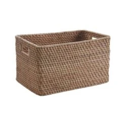 Tiroir De Rangement En Rotin Naturel