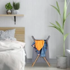 Panier à Linge Avec Structure En Bambou -Komar || Wenko || Amadeus Soldes Magasin e997697a136f473e8cd8eb02bc4074ed