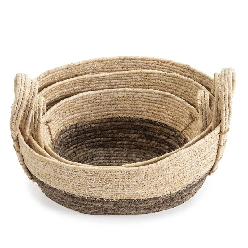 Set De 3 Paniers Xiana Fibre Naturelle 5 Set De 3 Paniers Xiana Fibre Naturelle – Image 3