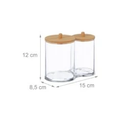 Rangement Disques De Coton & Coton-tiges -Komar || Wenko || Amadeus Soldes Magasin edbdae23c8164608a6650d92a70fa351