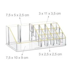 Organisateur Cosmétiques En Acrylique -Komar || Wenko || Amadeus Soldes Magasin ee946d3877a141ec9fe7c56e5ffdb05a